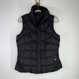 Columbia XCO Down Puffer Vest Black Zip and Snap Button Closure Women’s Size Med